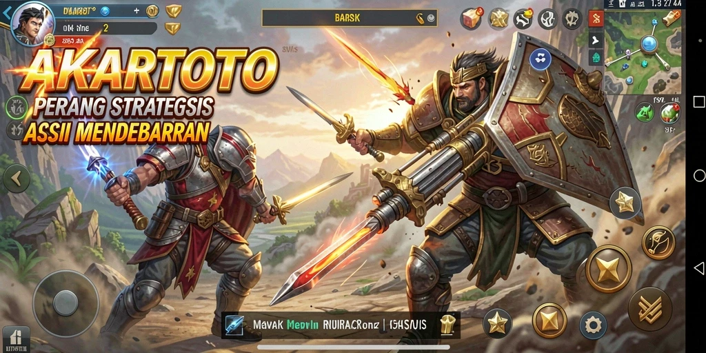 Tampilan gameplay mendebarkan dari AKARTOTO dalam misi TPS.