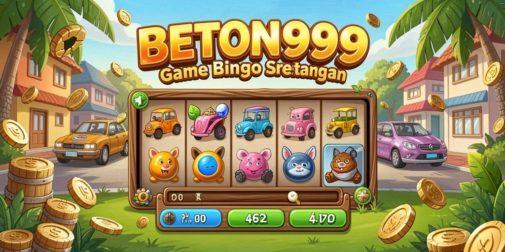 Tampilan menarik dari permainan Bingo di BETON999.