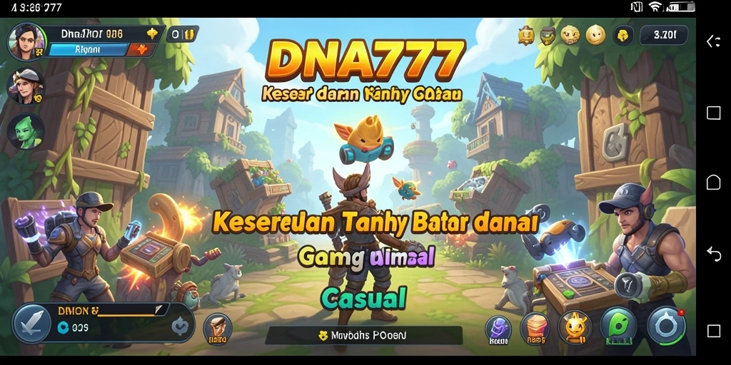 Tampilan gameplay <strong>DNA777</strong> yang menawan dan menyenangkan