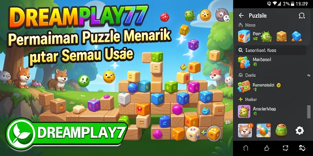 Screenshot menunjukkan gameplay seru dari tantangan puzzle.