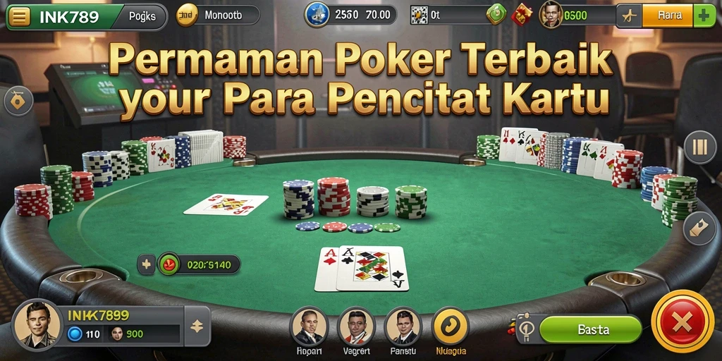 Gameplay Poker yang seru dan menarik di INK789.
