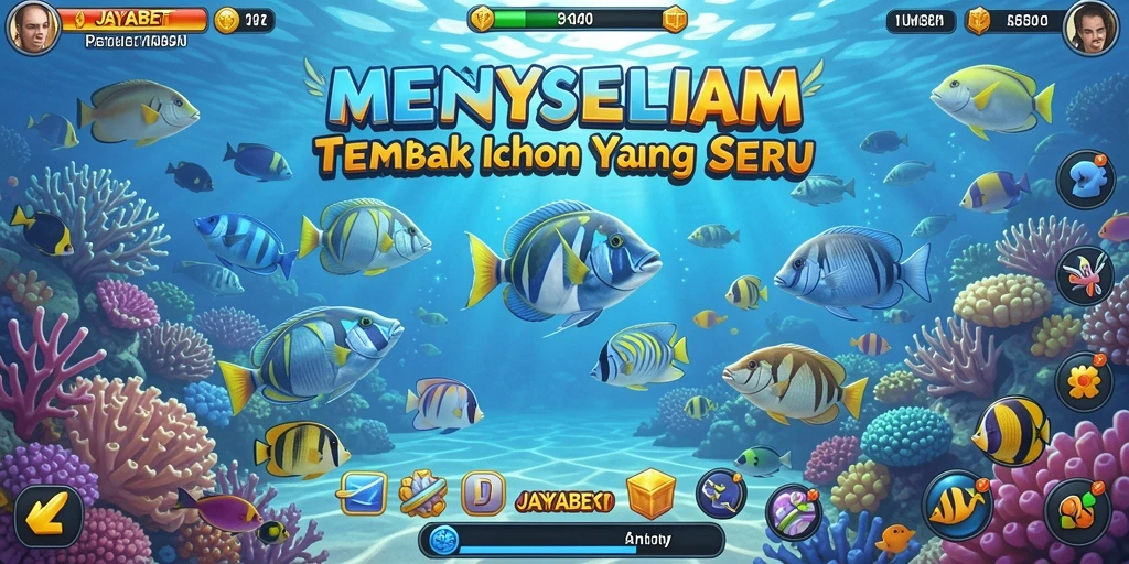 Screenshot utama JAYABET menampilkan aksi menembak ikan yang mendebarkan.