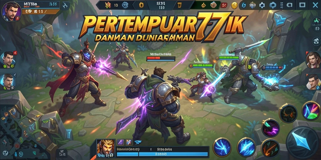 Tangkapan layar utama MITRA77 menunjukkan aksi pertempuran yang mendebarkan.