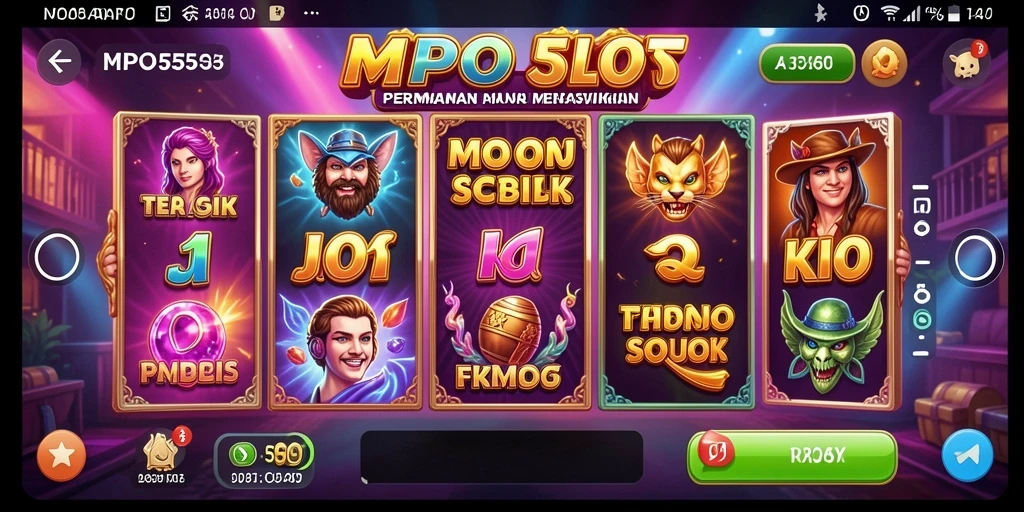 Screenshot MPO555 menampilkan gameplay Slot yang seru dan menarik.