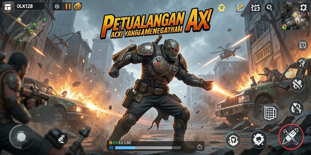 Tampilan gameplay ARPG yang menegangkan dan mendebarkan.