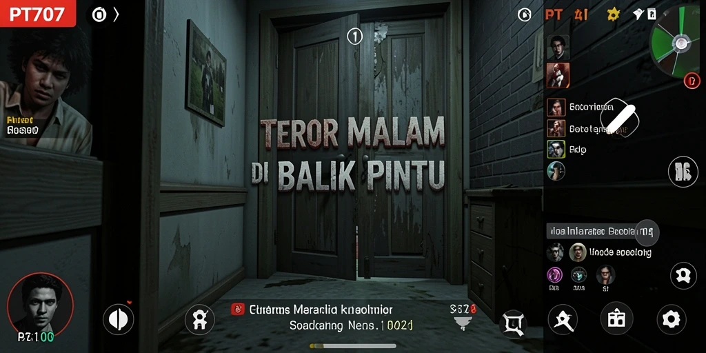 Tampilan gameplay horror yang menakutkan dari PT707.