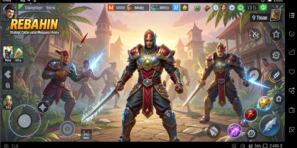 Screenshot gameplay REBAHIN dengan aksi strategis yang mendebarkan.