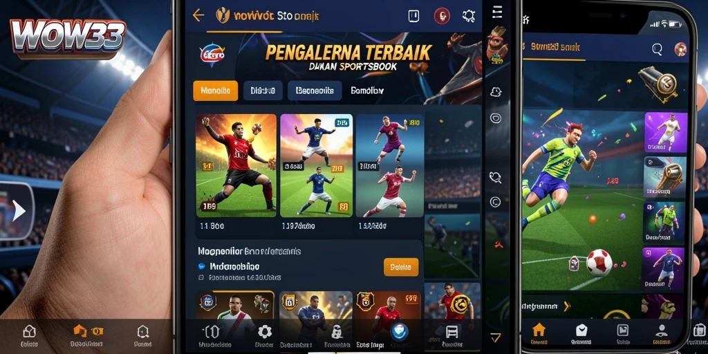 Tampilan gameplay WOW33 yang memukau dan interaktif dalam taruhan olahraga.