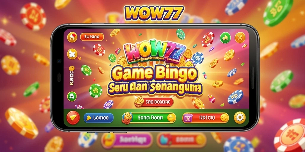 Tampilan gameplay Bingo yang seru di WOW77.