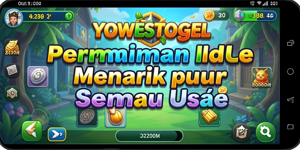 Tampilan gameplay menarik dari YOWESTOGEL dengan elemen Idle.